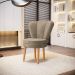 Conjunto 2 Poltronas para Cozinha Confortável Pés de Madeira MOBLAN decor