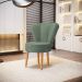 Conjunto 2 Poltronas para Cozinha Confortável Pés de Madeira MOBLAN decor