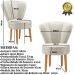 Conjunto 2 Poltronas para Cozinha Confortável Pés de Madeira MOBLAN decor