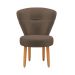 Conjunto 3 Poltronas Estofadas para Sala de Jantar Cozinha Recepção Pés de Madeira Tecido Veludo