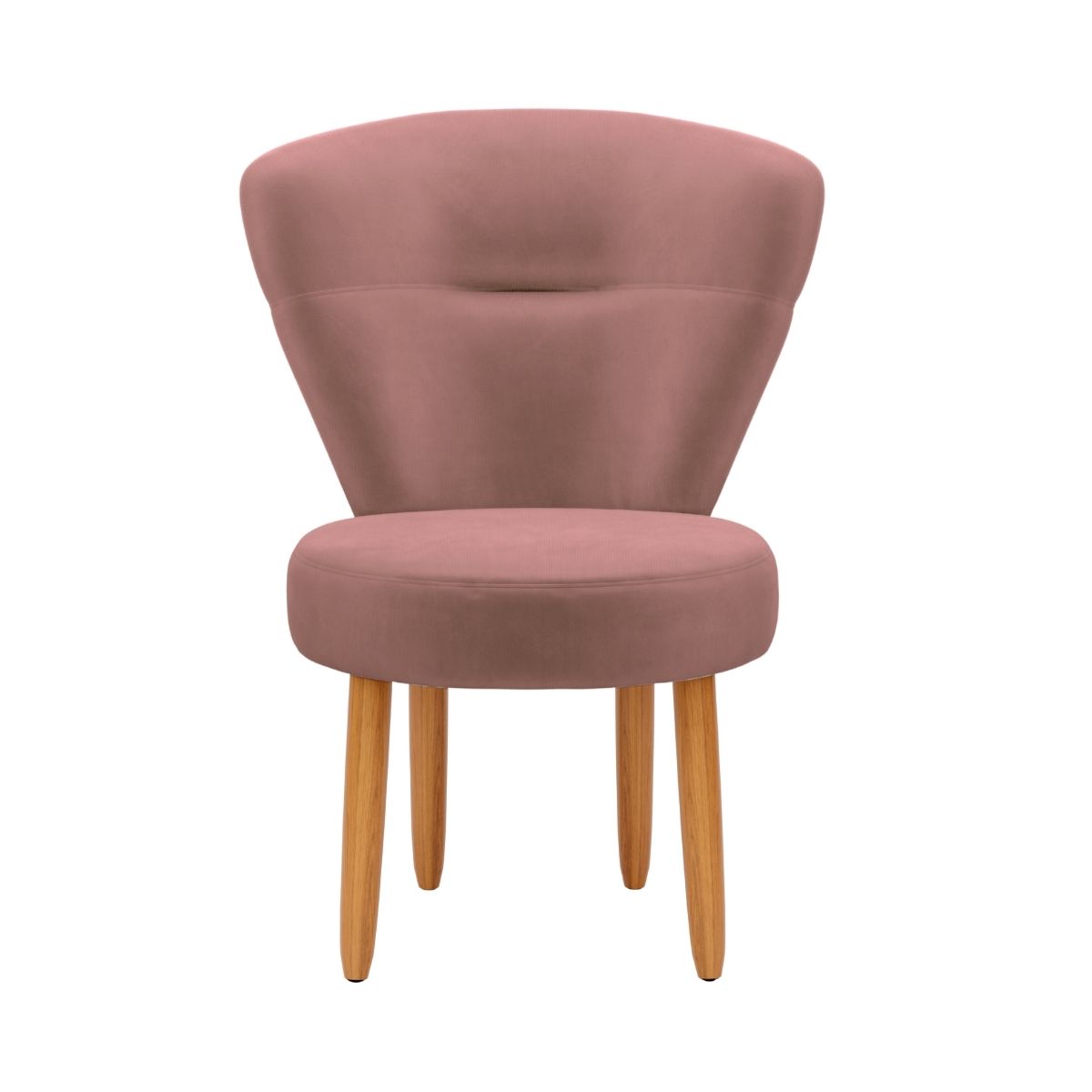 Conjunto 3 Poltronas Estofadas para Sala de Jantar Cozinha Recepção Pés de Madeira Tecido Veludo