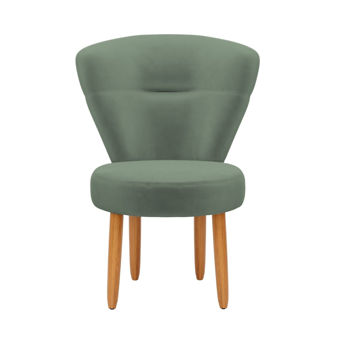 Conjunto 3 Poltronas Estofadas para Sala de Jantar Cozinha Recepção Pés de Madeira Tecido Veludo