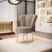 Conjunto 4 Cadeiras Moderna para Penteadeira Camarim Tecido Veludo Resistente MOBLAN decor