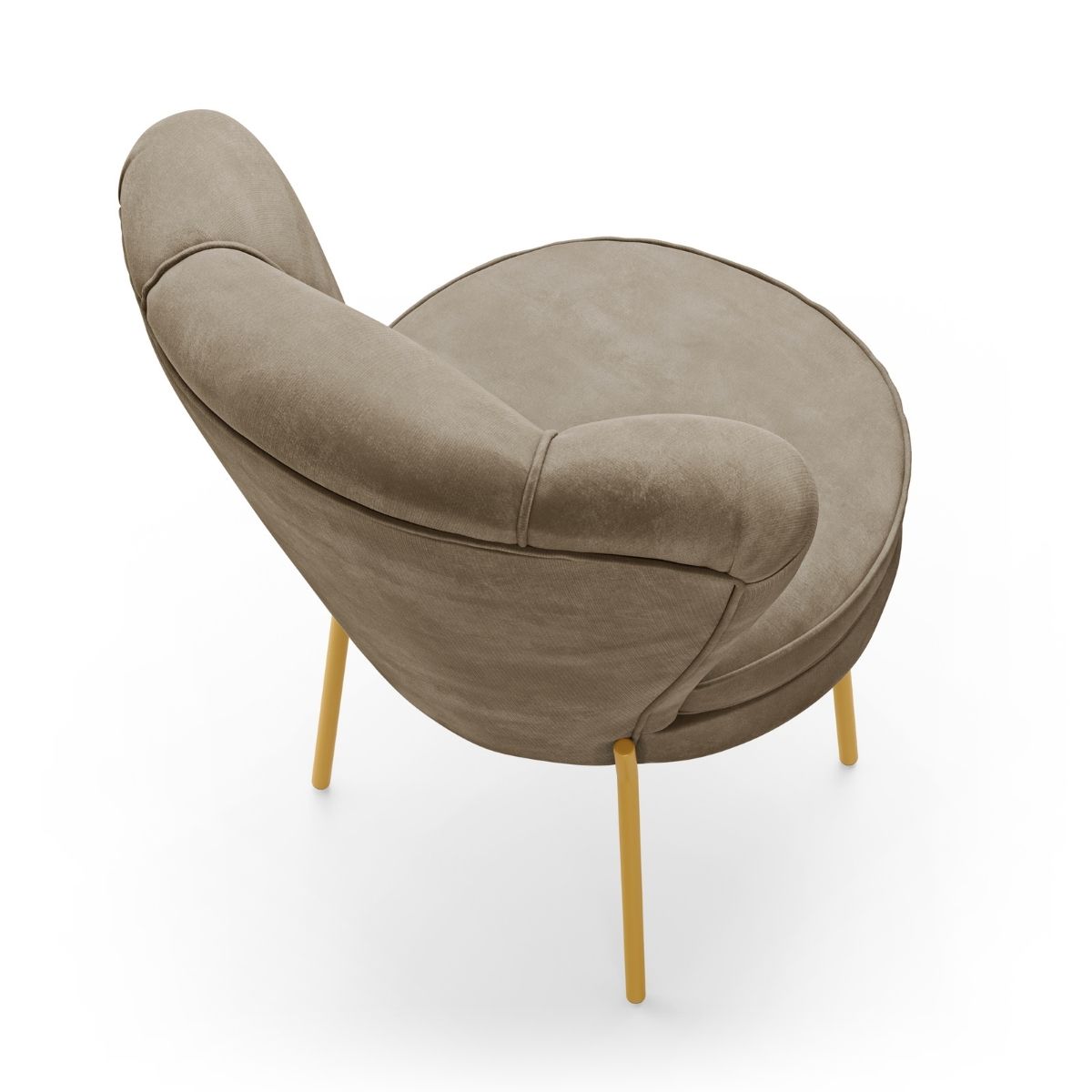 Conjunto 4 Cadeiras Moderna para Penteadeira Camarim Tecido Veludo Resistente MOBLAN decor