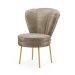 Conjunto 4 Cadeiras Moderna para Penteadeira Camarim Tecido Veludo Resistente MOBLAN decor