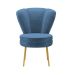Conjunto 4 Cadeiras Moderna para Penteadeira Camarim Tecido Veludo Resistente MOBLAN decor