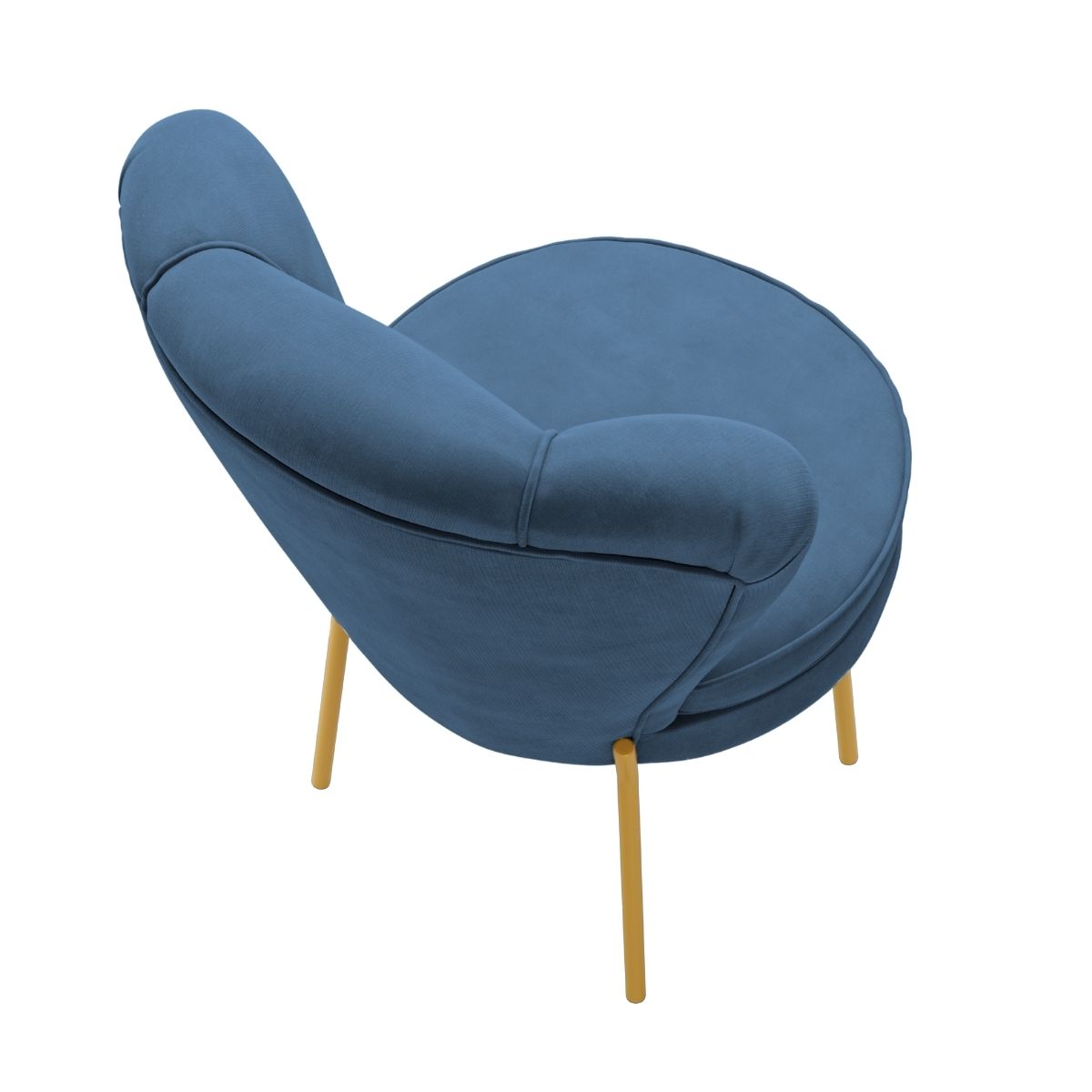 Conjunto 4 Cadeiras Moderna para Penteadeira Camarim Tecido Veludo Resistente MOBLAN decor