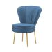Conjunto 4 Cadeiras Moderna para Penteadeira Camarim Tecido Veludo Resistente MOBLAN decor