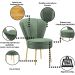 Conjunto 4 Cadeiras Moderna para Penteadeira Camarim Tecido Veludo Resistente MOBLAN decor