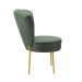 Conjunto 4 Cadeiras Moderna para Penteadeira Camarim Tecido Veludo Resistente MOBLAN decor