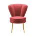 Conjunto 4 Cadeiras Moderna para Penteadeira Camarim Tecido Veludo Resistente MOBLAN decor
