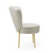 Conjunto 4 Cadeiras Moderna para Penteadeira Camarim Tecido Veludo Resistente MOBLAN decor