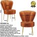 Conjunto 5 Cadeiras Decor para Estúdio de Beleza Maquiagem Pés de Ferro Resistente MOBLAN decor
