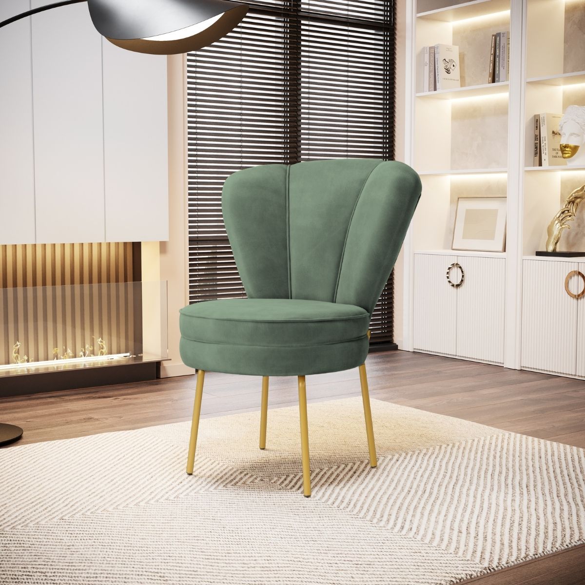 Conjunto 5 Cadeiras Decor para Estúdio de Beleza Maquiagem Pés de Ferro Resistente MOBLAN decor