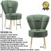 Conjunto 5 Cadeiras Decor para Estúdio de Beleza Maquiagem Pés de Ferro Resistente MOBLAN decor