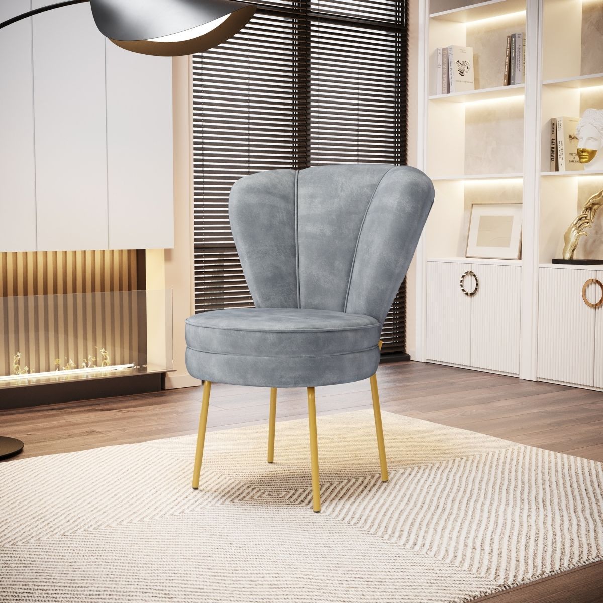 Conjunto 5 Cadeiras Decor para Estúdio de Beleza Maquiagem Pés de Ferro Resistente MOBLAN decor