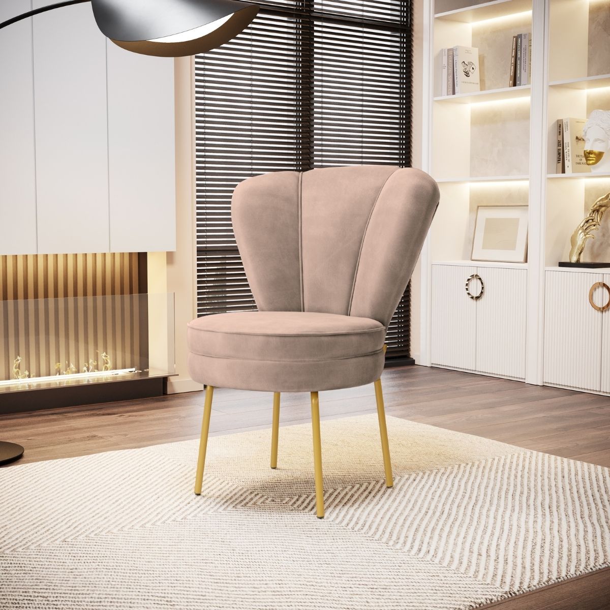 Conjunto 5 Cadeiras Decor para Estúdio de Beleza Maquiagem Pés de Ferro Resistente MOBLAN decor