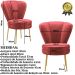 Conjunto 5 Cadeiras Decor para Estúdio de Beleza Maquiagem Pés de Ferro Resistente MOBLAN decor
