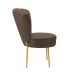 Conjunto 5 Cadeiras Decor para Estúdio de Beleza Maquiagem Pés de Ferro Resistente MOBLAN decor
