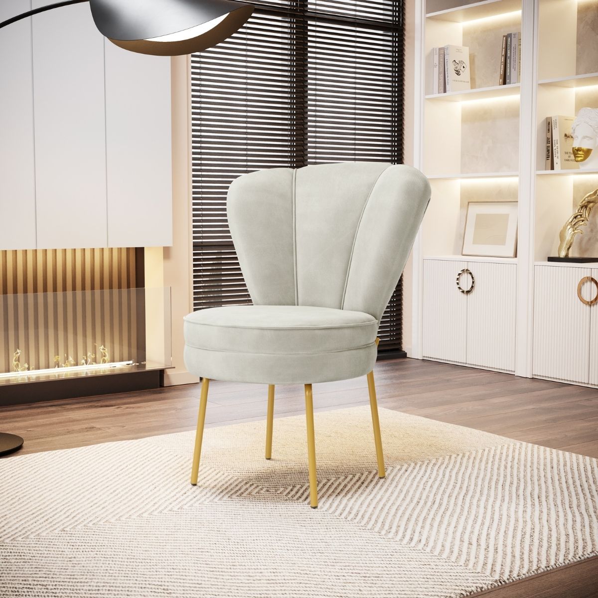 Conjunto 5 Cadeiras Decor para Estúdio de Beleza Maquiagem Pés de Ferro Resistente MOBLAN decor