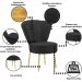 Conjunto 5 Cadeiras Decor para Estúdio de Beleza Maquiagem Pés de Ferro Resistente MOBLAN decor
