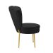Conjunto 5 Cadeiras Decor para Estúdio de Beleza Maquiagem Pés de Ferro Resistente MOBLAN decor