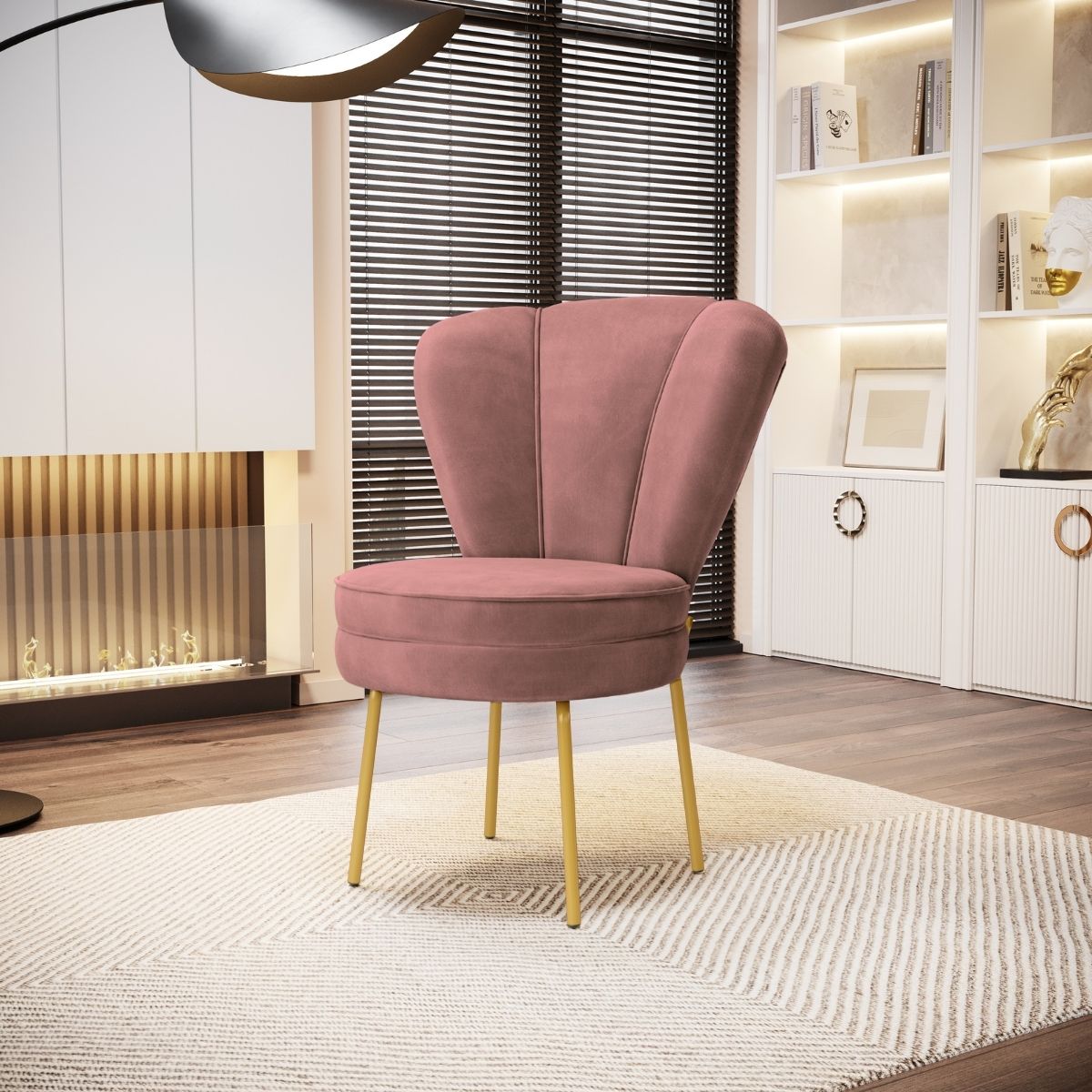 Conjunto 5 Cadeiras Decor para Estúdio de Beleza Maquiagem Pés de Ferro Resistente MOBLAN decor