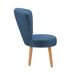 Jogo 2 Poltronas Moderna Decor para Recepção Mesa de Jantar Tecido Veludo Resistente Pés de Madeira MOBLAN decor