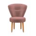 Jogo 2 Poltronas Moderna Decor para Recepção Mesa de Jantar Tecido Veludo Resistente Pés de Madeira MOBLAN decor
