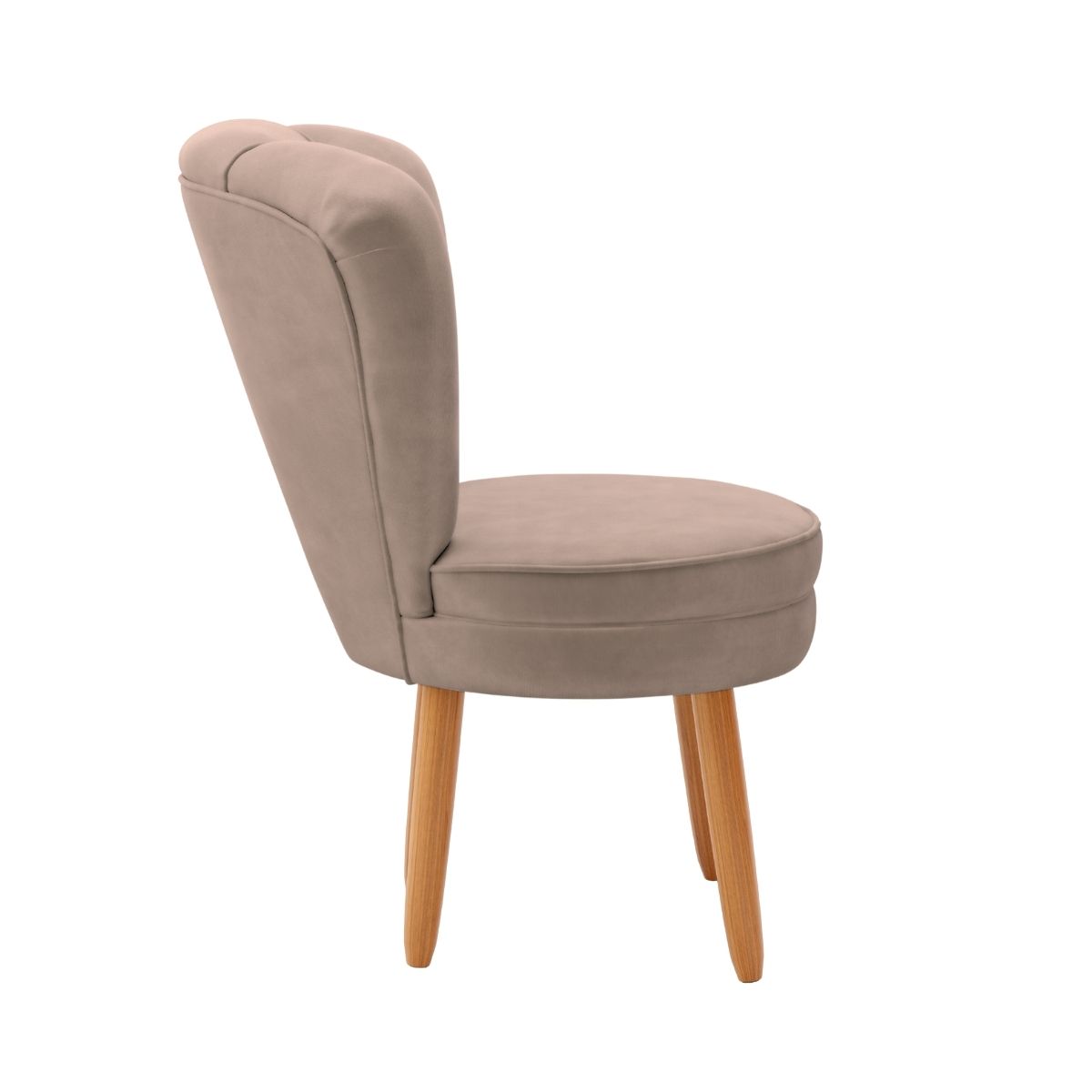 Jogo 4 Poltronas Resistente para Recepção Decor Moderna Tecido Veludo MOBLAN decor
