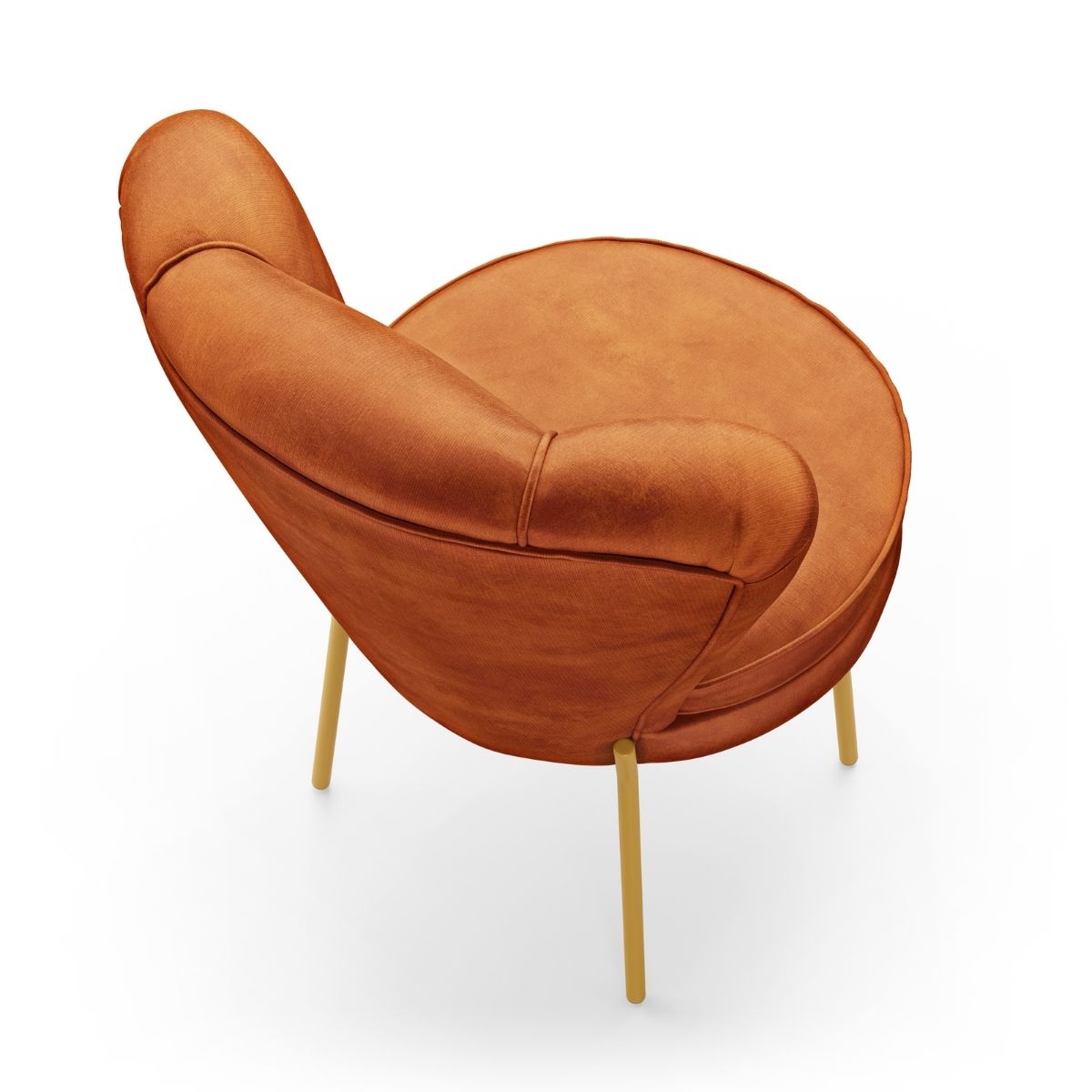 Jogo 6 Cadeiras para Recepção Moderna Sala de Espera Tecido Veludo Confortável MOBLAN decor