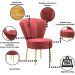 Jogo 6 Cadeiras para Recepção Moderna Sala de Espera Tecido Veludo Confortável MOBLAN decor