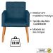 Jogo Sofá 2 Lugares com 2 Poltronas para Recepção Resistente MOBLAN decor