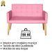 Jogo Sofá 2 Lugares com 2 Poltronas para Recepção Resistente MOBLAN decor