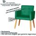 Jogo Sofá 2 Lugares com 2 Poltronas para Recepção Resistente MOBLAN decor