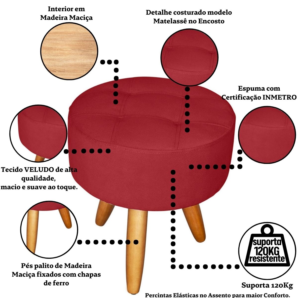 Jogo Sofá 2 Lugares com 2 Poltronas para Recepção Resistente MOBLAN decor