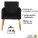 Jogo Sofá 2 Lugares com 2 Poltronas para Recepção Resistente MOBLAN decor