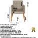 Jogo Sofá 2 Lugares com 2 Poltronas para Recepção Resistente MOBLAN decor