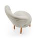 Kit 2 Poltronas Decor para Recepção Camarim Mesa de Jantar Tecido Veludo Resistente Pés de Palito MOBLAN decor