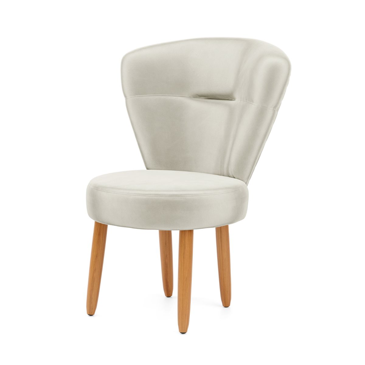 Kit 2 Poltronas Decor para Recepção Camarim Mesa de Jantar Tecido Veludo Resistente Pés de Palito MOBLAN decor