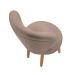 Kit 2 Poltronas Decor para Recepção Camarim Mesa de Jantar Tecido Veludo Resistente Pés de Palito MOBLAN decor