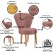 Kit 2 Poltronas Decor para Recepção Camarim Mesa de Jantar Tecido Veludo Resistente Pés de Palito MOBLAN decor