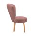 Kit 2 Poltronas Decor para Recepção Camarim Mesa de Jantar Tecido Veludo Resistente Pés de Palito MOBLAN decor