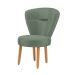 Kit 2 Poltronas Decor para Recepção Camarim Mesa de Jantar Tecido Veludo Resistente Pés de Palito MOBLAN decor