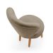 Kit 2 Poltronas Decor para Recepção Camarim Mesa de Jantar Tecido Veludo Resistente Pés de Palito MOBLAN decor