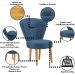 Kit 2 Poltronas Decor para Recepção Camarim Mesa de Jantar Tecido Veludo Resistente Pés de Palito MOBLAN decor