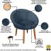 Kit 2 Poltronas moderna confortável para Sala de espera MOBLAN decor