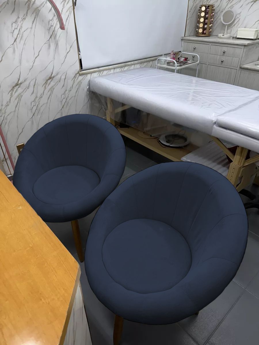 Kit 2 Poltronas moderna confortável para Sala de espera MOBLAN decor