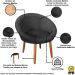 Kit 2 Poltronas moderna confortável para Sala de espera MOBLAN decor