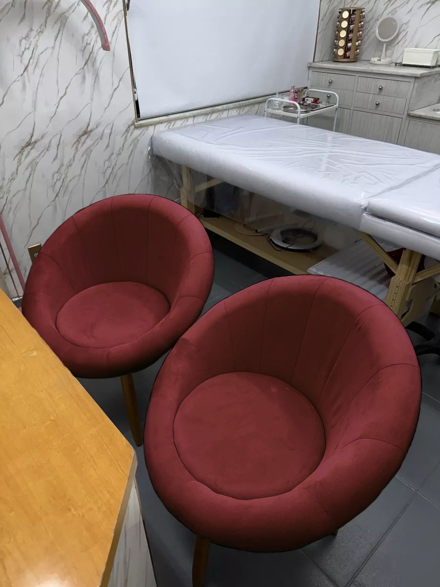 Kit 2 Poltronas moderna confortável para Sala de espera MOBLAN decor